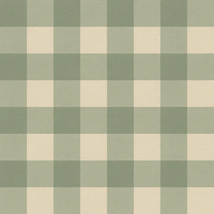 Salbei-Gingham für DUKTIG Spielküche – Türfolie rechts primary image