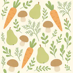 Farmers' Market Design Decal for the Right Door of the DUKTIG Play Kitchen