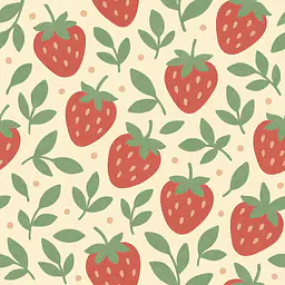 Strawberry Market Stand Design Film for DUKTIG Play Kitchen