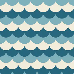 Scallop Sea für DUKTIG Spielküche – Klebefolie rechte Tür