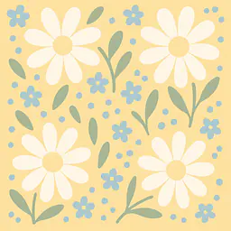 Flower Meadow – Adhesive Film for the Right Door of the DUKTIG Play Kitchen