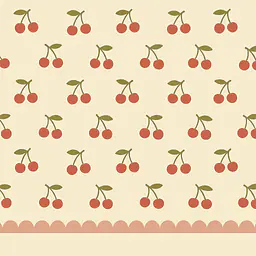 Cherries & Arches for DUKTIG Play Kitchen – Right Door Decal