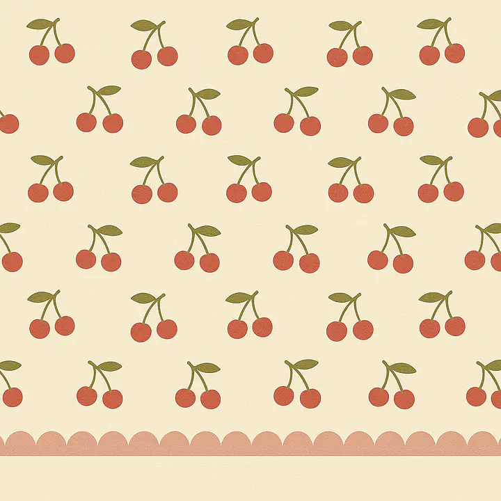 Cherries & Arches for DUKTIG Play Kitchen – Right Door Decal