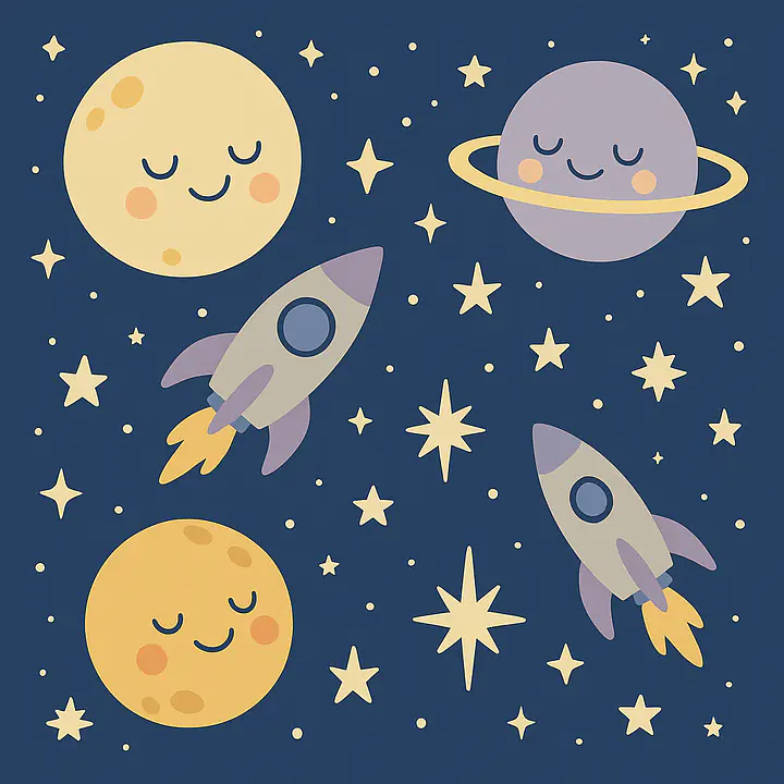 Space Diner Designfolie für die DUKTIG Spielküche