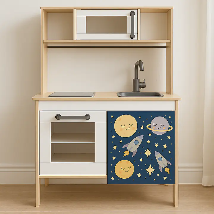 Space Diner Designfolie für die DUKTIG Spielküche secondary image
