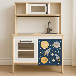 Space Diner Designfolie für die DUKTIG Spielküche