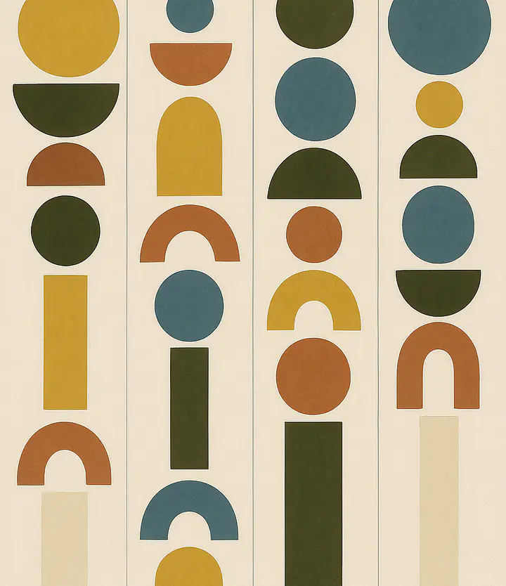Modern Totems — PAX Scharnier-Modulfolien