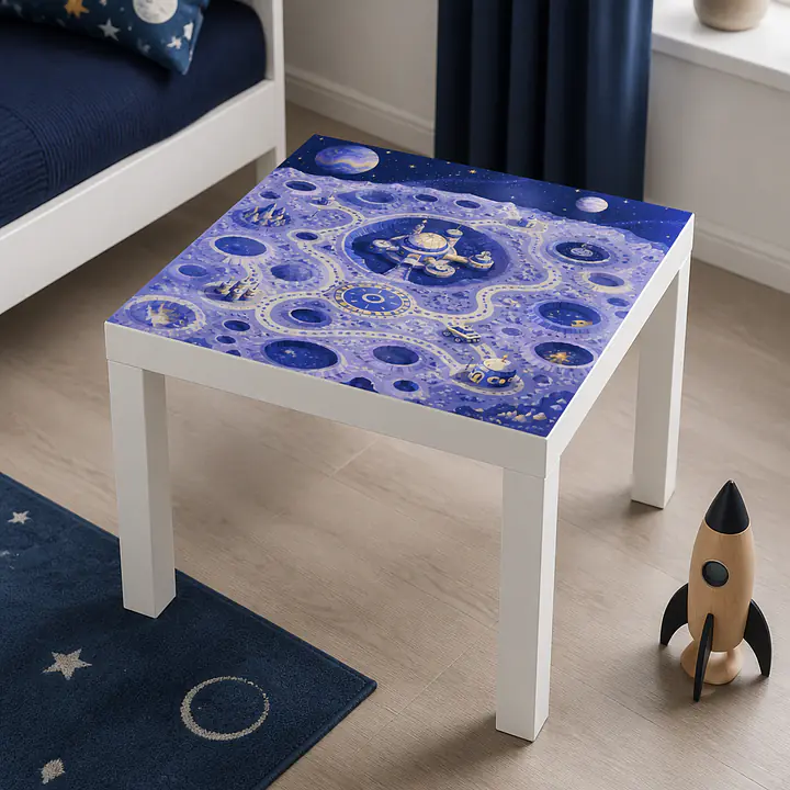 Mondbasis – formatadaptive Tischfolie für IKEA LACK secondary image