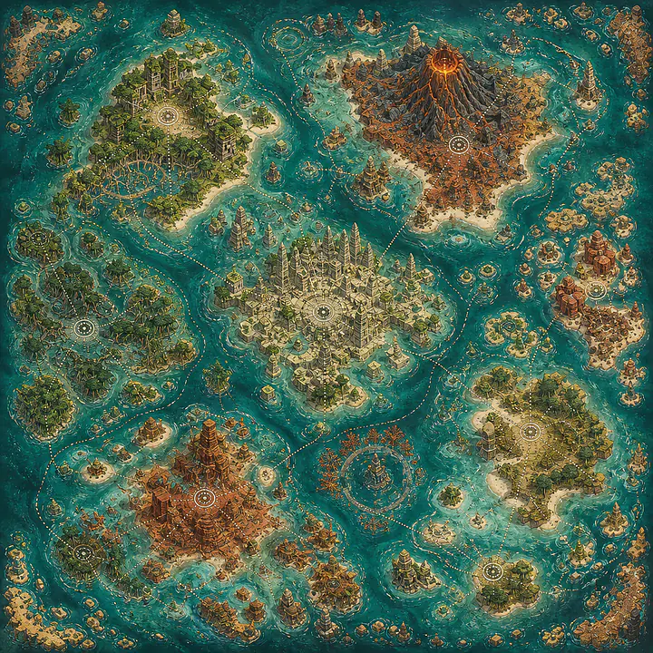 Archipelago Quest – LACK Tischfolie primary image