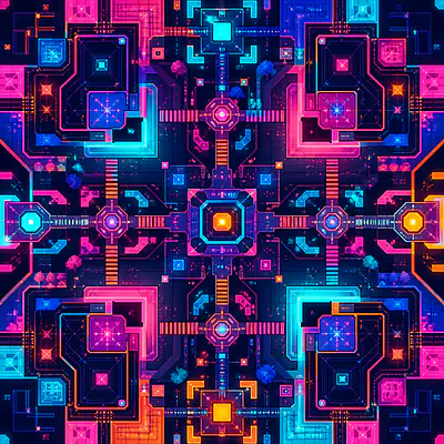 Arcade District – formatadaptive Tischfolie für LACK primary image