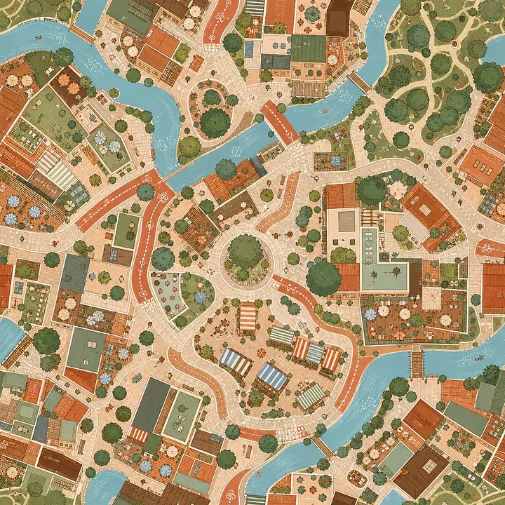 Café District – LACK Tischfolie primary image