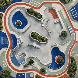 Skate City – LACK Tischfolie