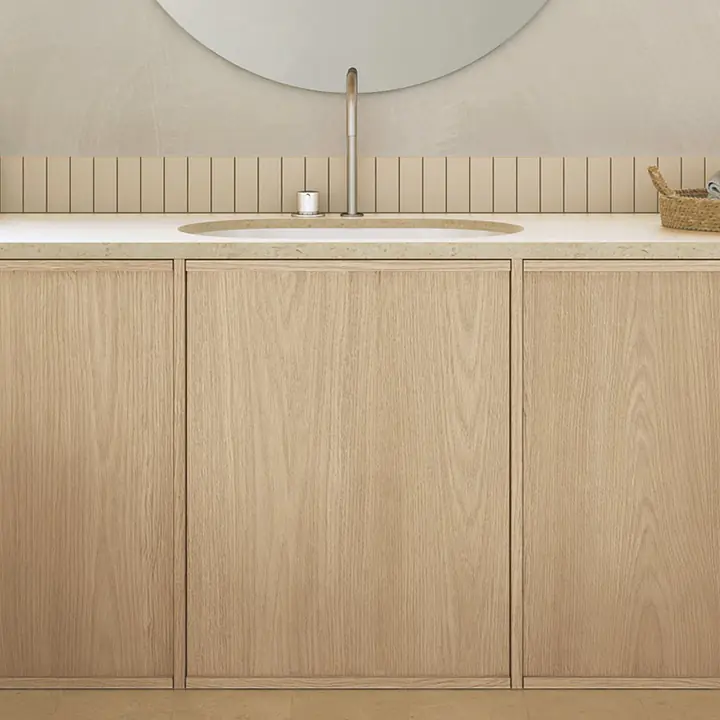 Light Oak Furniture Film with Fine Texture