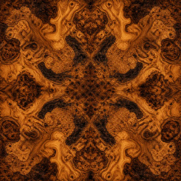Burl Mosaic - formatadaptive Tischfolie für IKEA LACK primary image