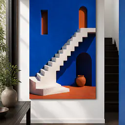 Blue Stair – sculptural staircase