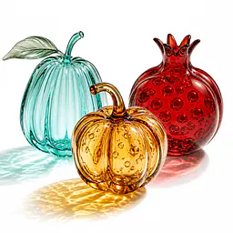 Glass Fruit — Surreales Stillleben
