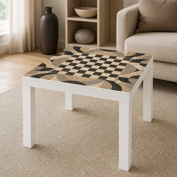 Stone Inlay Checker – LACK Table Film in Inlay Style secondary image