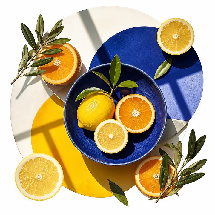 Citrus Shadow – sonniges Stillleben