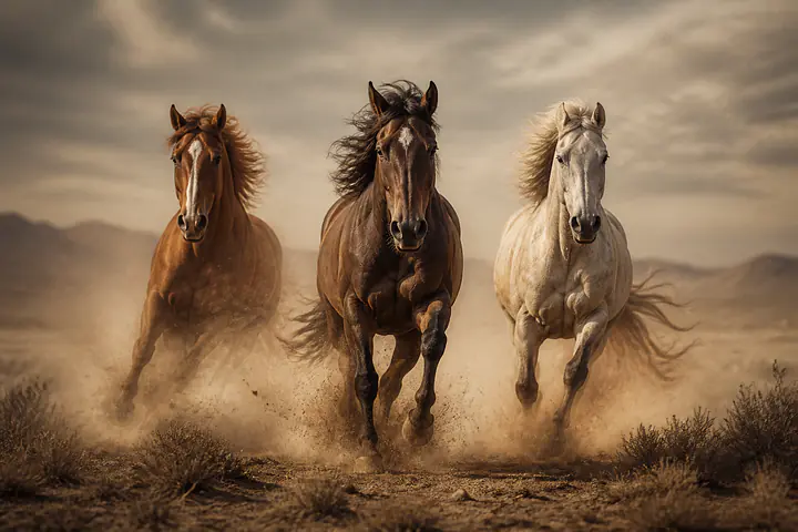 Dust Run – Pferde in weiter Landschaft
