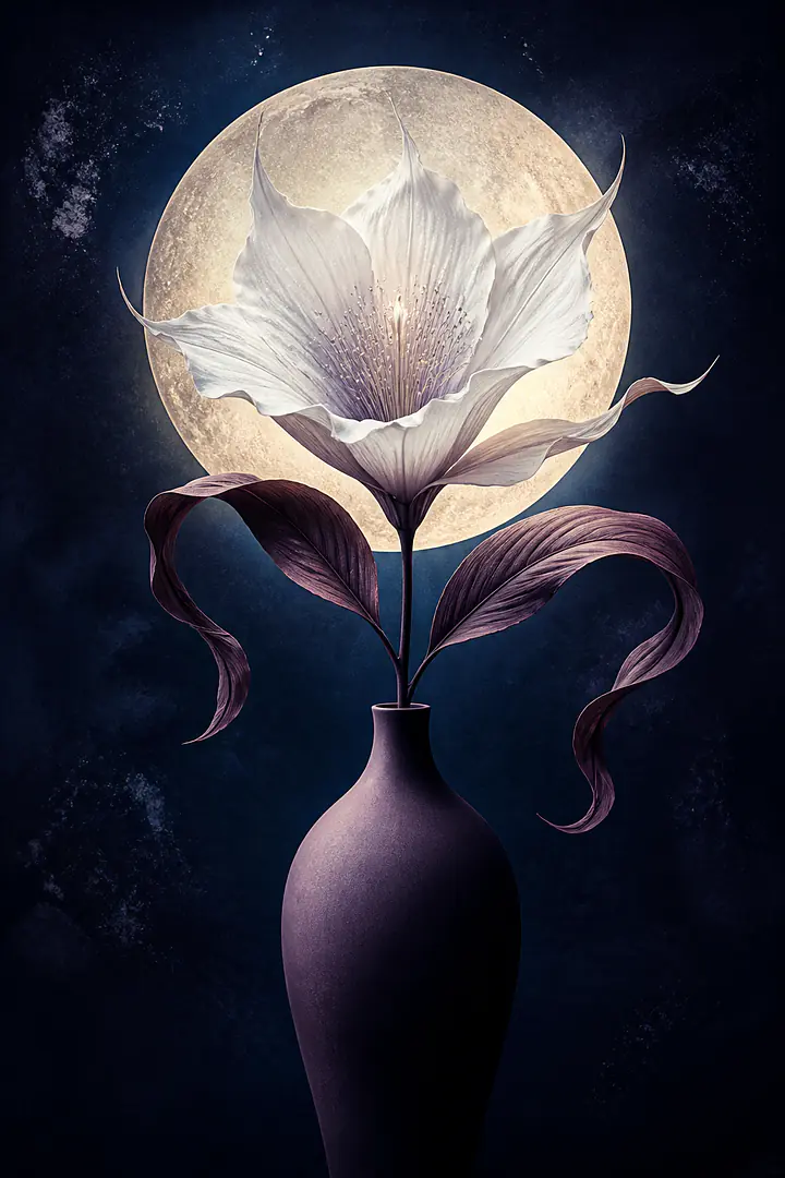 Moon Flower – Botanical Nocturne