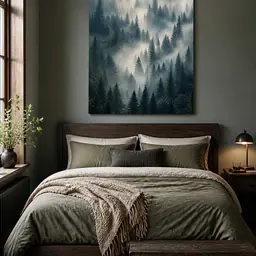 Fog Pines – stiller Morgenwald