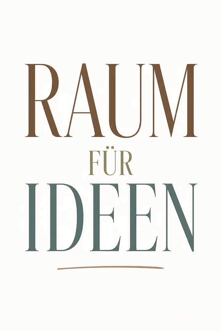 SPACE FOR IDEAS – Typographic Wall Art