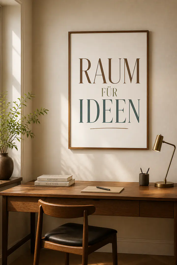 SPACE FOR IDEAS – Typographic Wall Art