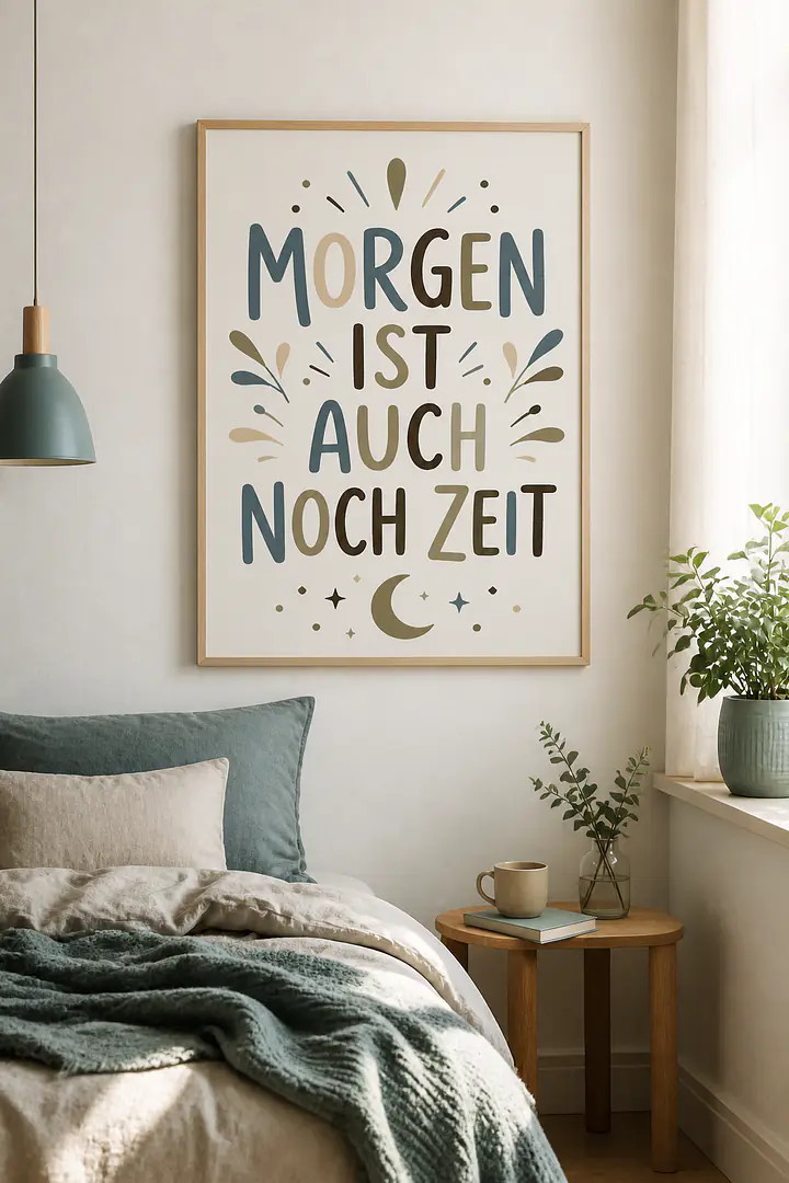 TOMORROW IS STILL TIME – Typography Wall Art