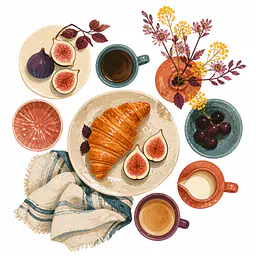 Slow Breakfast – gedeckter Tisch