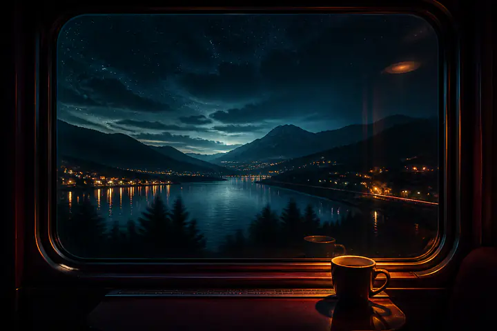 Night Train – stille Reise (Illustration)