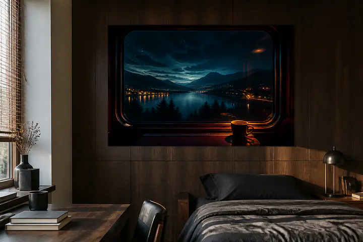 Night Train – stille Reise (Illustration)