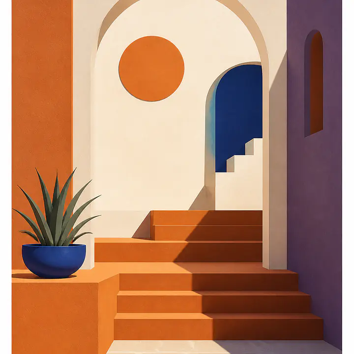 Sun Courtyard – mediterrane Geometrie primary image