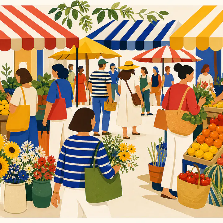 Weekend Market – lebendige Marktszene primary image