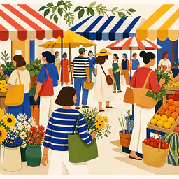Weekend Market – lebendige Marktszene