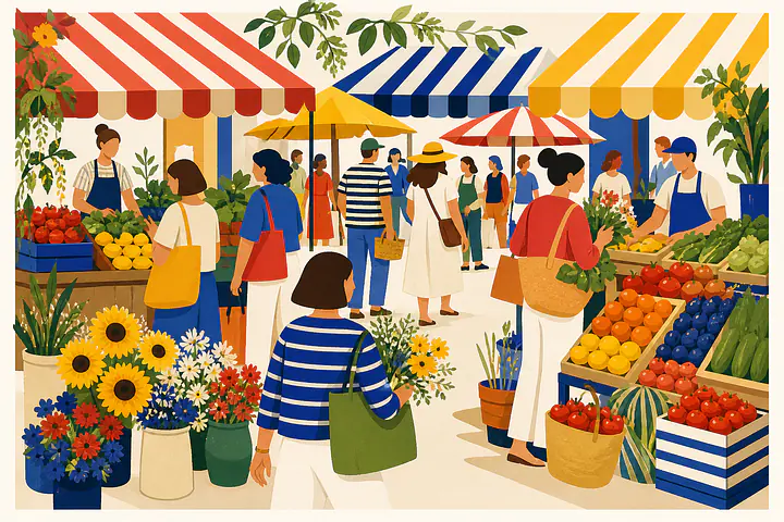 Weekend Market – lebendige Marktszene