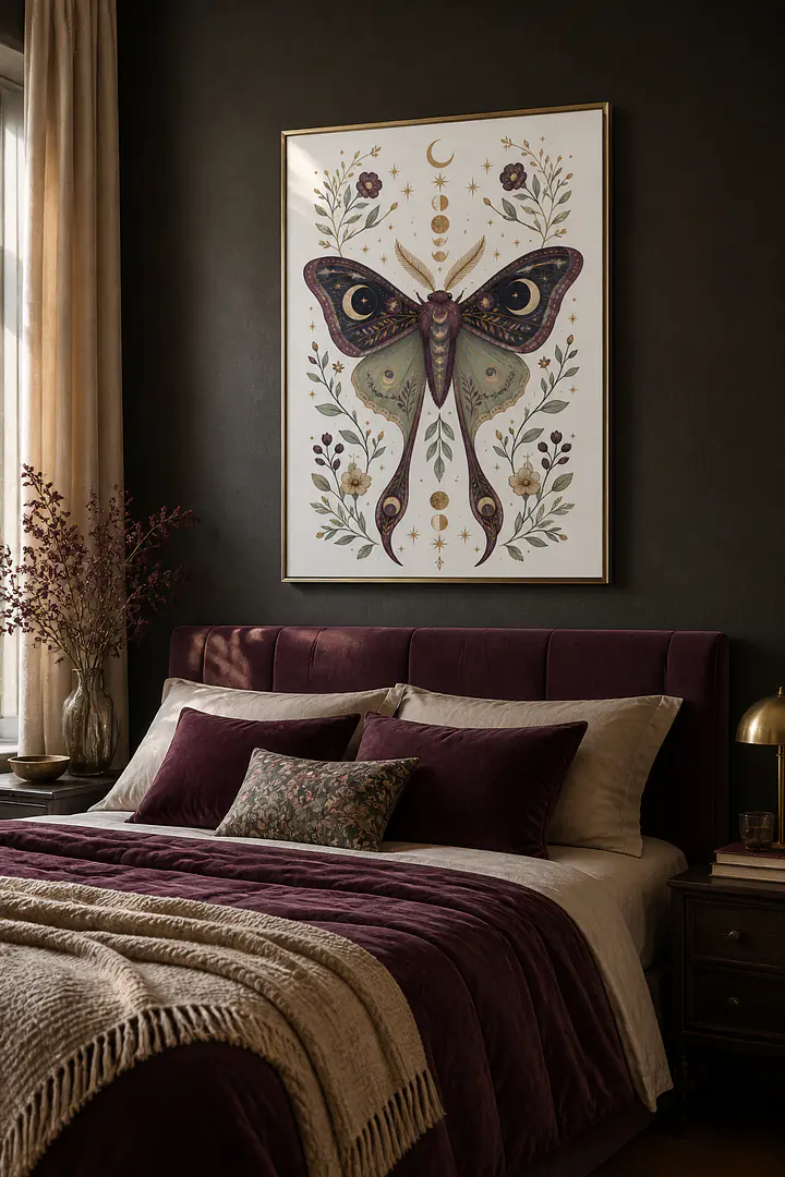 Moon Moth – dekorative Fantasiemotte
