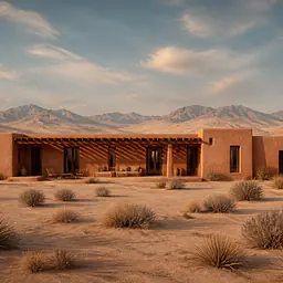Desert House – horizontale Ruhe