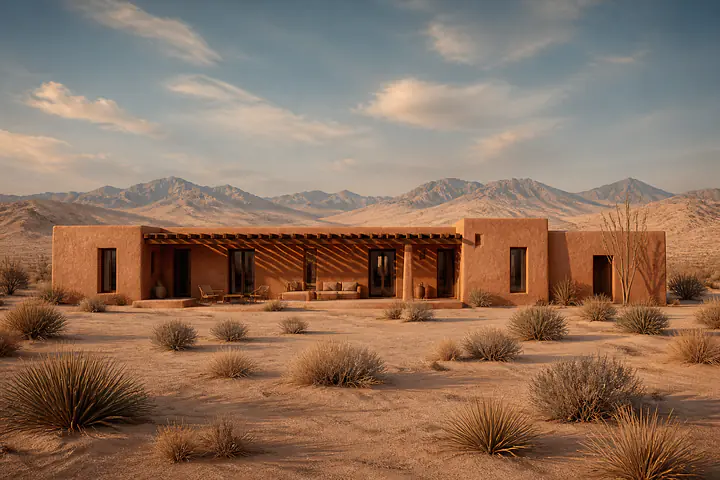 Desert House – horizontale Ruhe