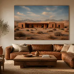 Desert House – horizontale Ruhe