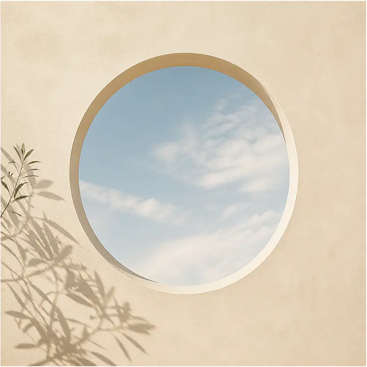Round Window – Himmel im Kreis