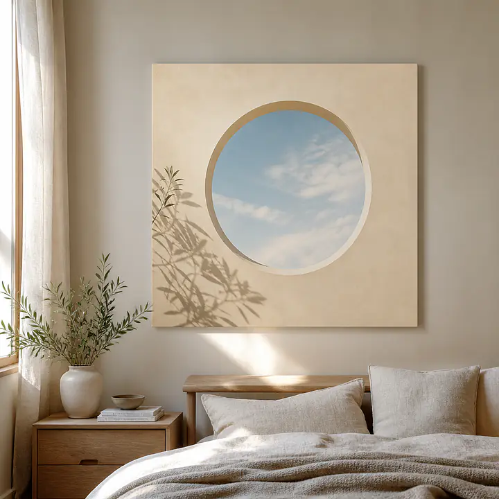 Round Window – Himmel im Kreis
