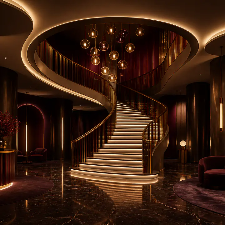 Night Lobby – leuchtende Geometrie primary image