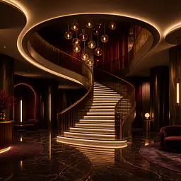 Night Lobby – Luminous Geometry