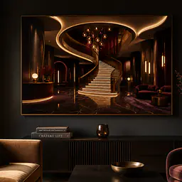 Night Lobby – Luminous Geometry