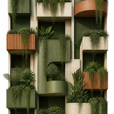Green Balconies – urbane Pflanzfassade primary image