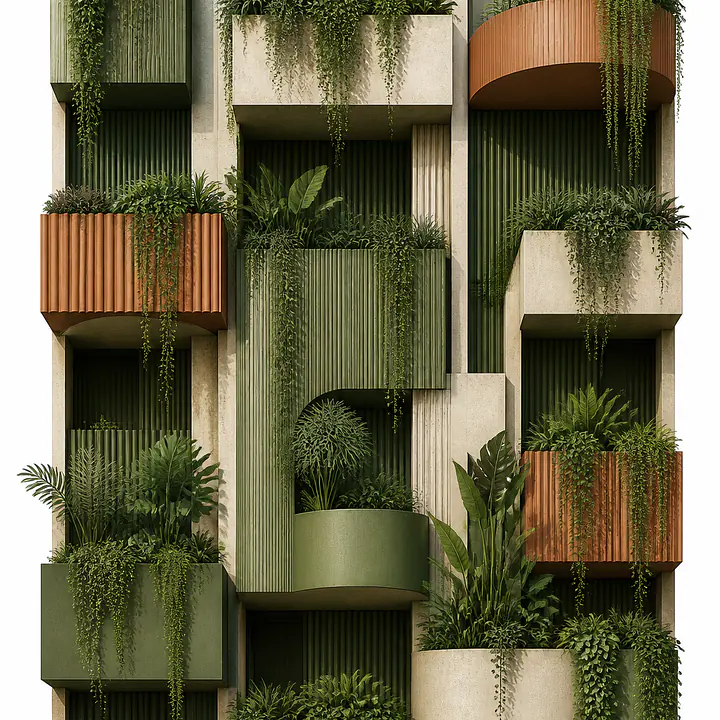 Green Balconies – urbane Pflanzfassade primary image