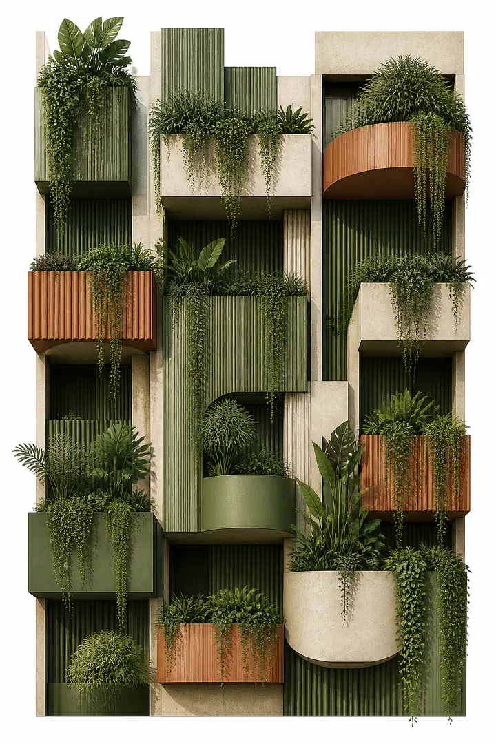 Green Balconies – urbane Pflanzfassade