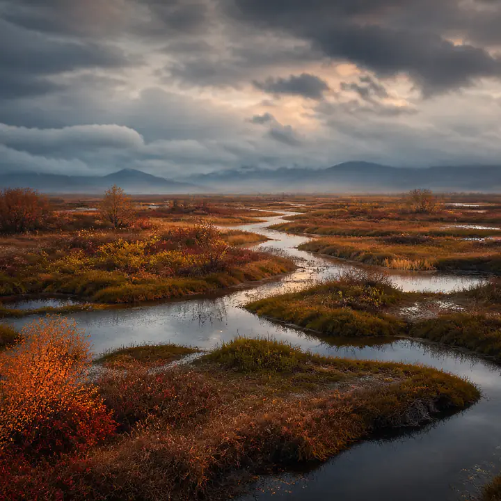 Autumn Marsh – stimmungsvolle Marschlandschaft primary image