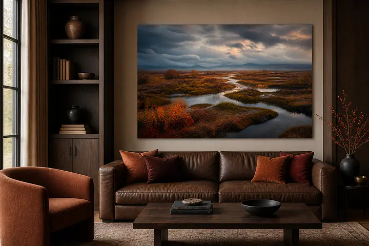 Autumn Marsh – stimmungsvolle Marschlandschaft