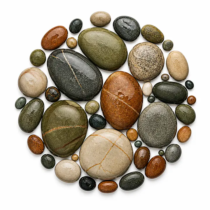 River Stones – natürliche Ordnung